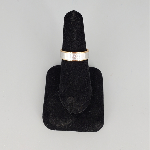 Stainless Steel Heart Wedding Band - Picture 2 of 9